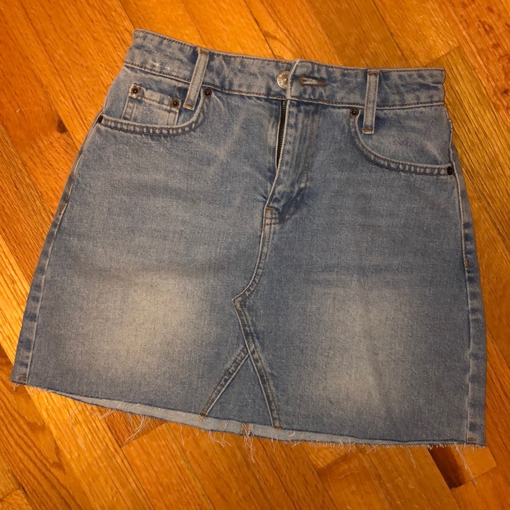NEW Urban Outfitters denim mini skirt